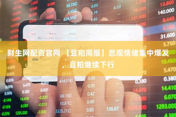 财生网配资官网 【豆粕周报】悲观情绪集中爆发，豆粕继续下行